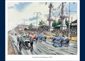Grand Prix de Bordeaux 1954 poster