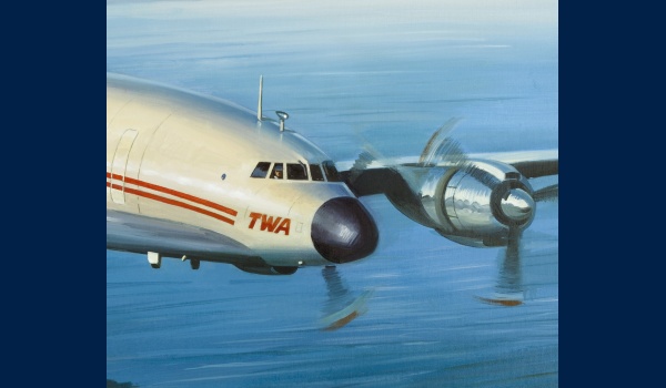 Lockheed Constellation TWA detail 1