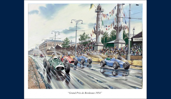 Grand Prix de Bordeaux 1954 poster