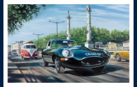 Jaguar type E Bordeaux