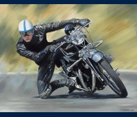 John Surtees sur Vincent