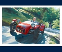 Lotus Seven S2 carte postale