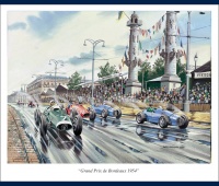 Grand Prix de Bordeaux 1954 poster