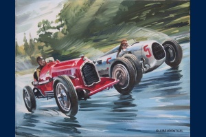 Alfa Romeo P3 vs Auto Union type C