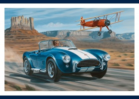 Ac Cobra et Boeing Stearman dans le Monument Valley