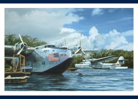 Boeing 314, Pacific Clipper carte postale