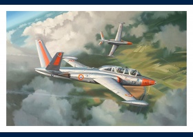 Fouga Magister carte postale