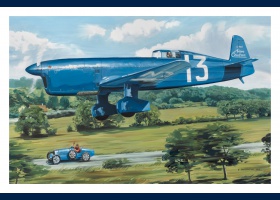 Caudron C450 coupe Deutsch carte postale