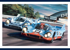 Porsche 917 carte postale
