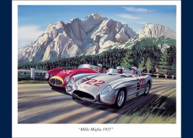 Mille Miglia 1955 poster