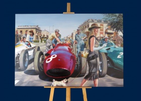 Grand Prix de pescara 1957 toile