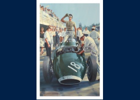 Stirling Moss, Grand Prix de Monza 1957, carte postale