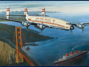 Lockheed Constellation TWA peinture