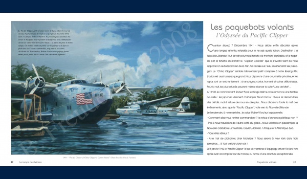 Livre le Temps des hélices boeing 314