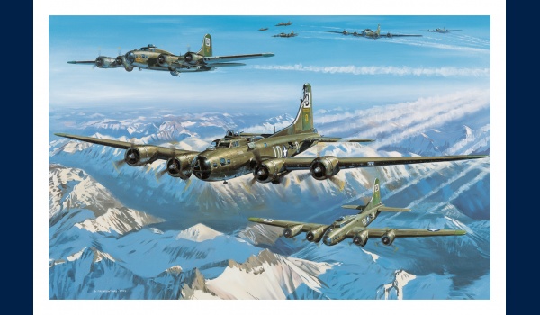 Boeing B17E carte postale