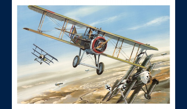 carte Spad XIII lafayette