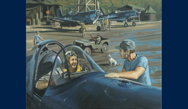 Corsair Pappy Boyington 1 peinture