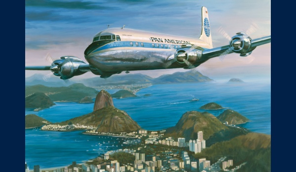 DC7 Pan Am Rio de Janeiro peinture