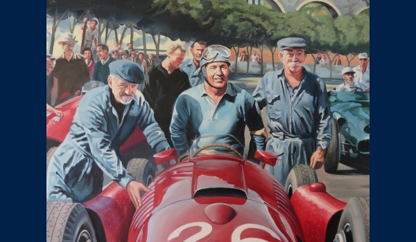 Alberto Ascari et Grace Kelly à Monaco detail 2