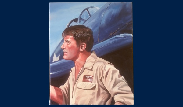 Major Boyington portrait