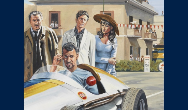 Grand Prix de pescara 1957 Bâche detail 1