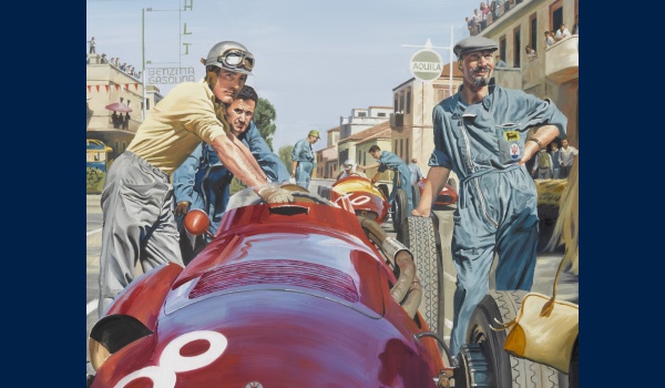 Grand Prix de pescara 1957 Bâche detail 2