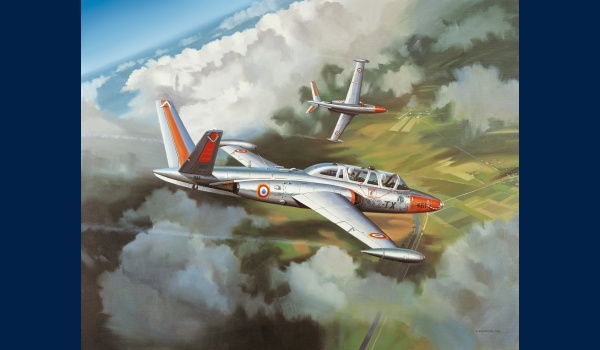 Fouga Magister BA 701 peinture