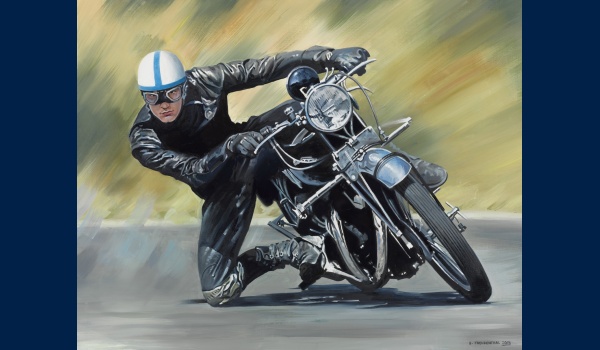 John Surtees sur Vincent