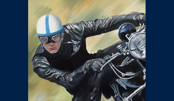 John Surtees sur Vincent detail 1