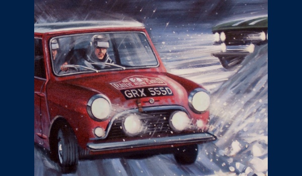 Austin Mini peinture detail 1