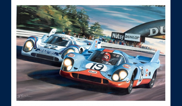 Porsche 917 carte postale