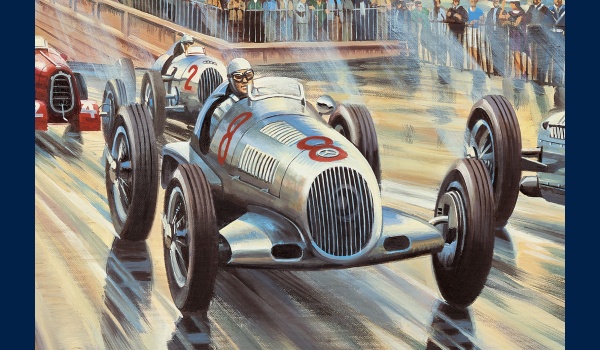 reproduction Silver Arrows detail 1