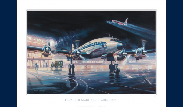 Starliner Air France Orly poster