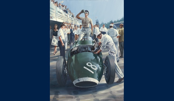 Stirling Moss Monza 1957