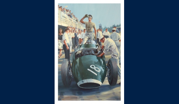 Stirling Moss, Grand Prix de Monza 1957, carte postale