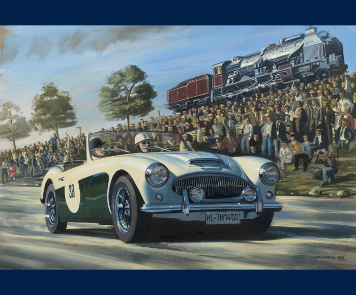 Austin Healey, mille Miglia 1957