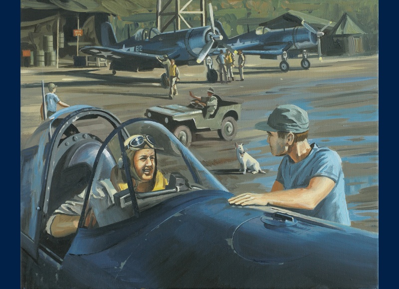 Corsair Pappy Boyington 1 peinture