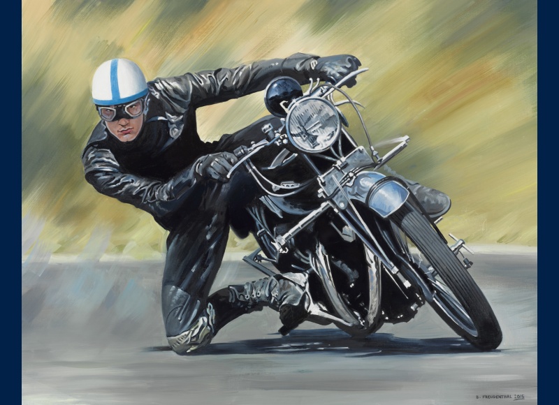 John Surtees sur Vincent