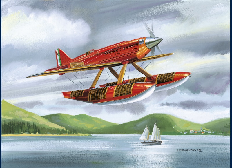 Macchi MC 72 peinture