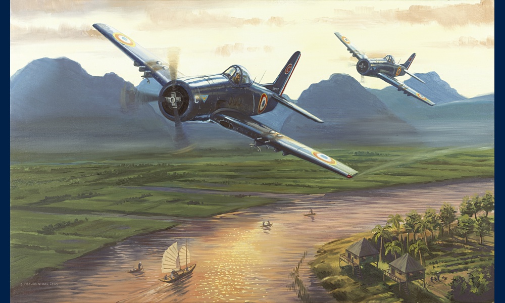 Grumman Bearcat indochine peinture