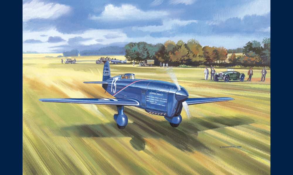 Caudron C450 Hélène Boucher peinture