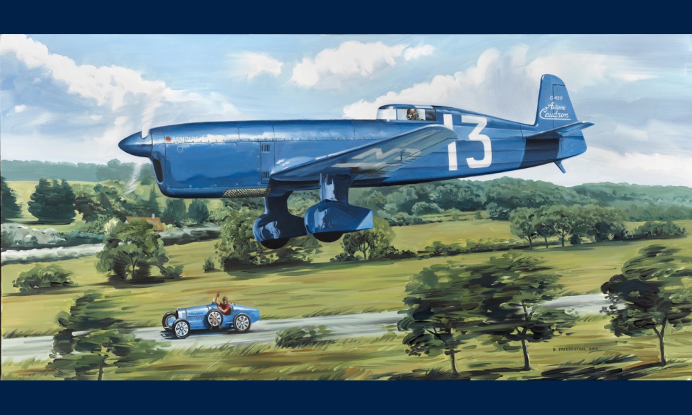 Caudron C450, Maurice Arnoux, peinture originale