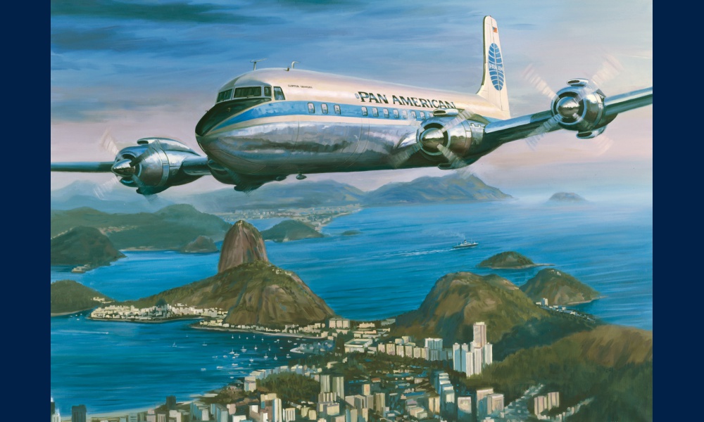 DC7 Pan Am Rio de Janeiro peinture