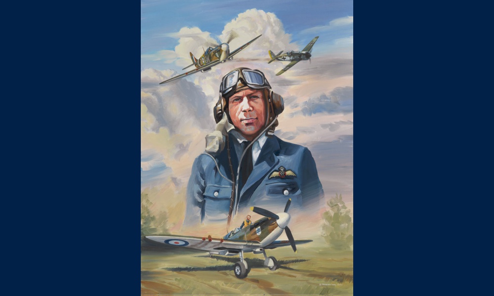 Emile Fayolle pilote portrait