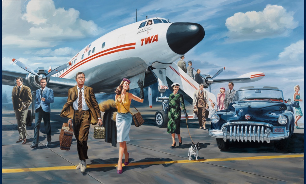 Hollywood boogie peinture