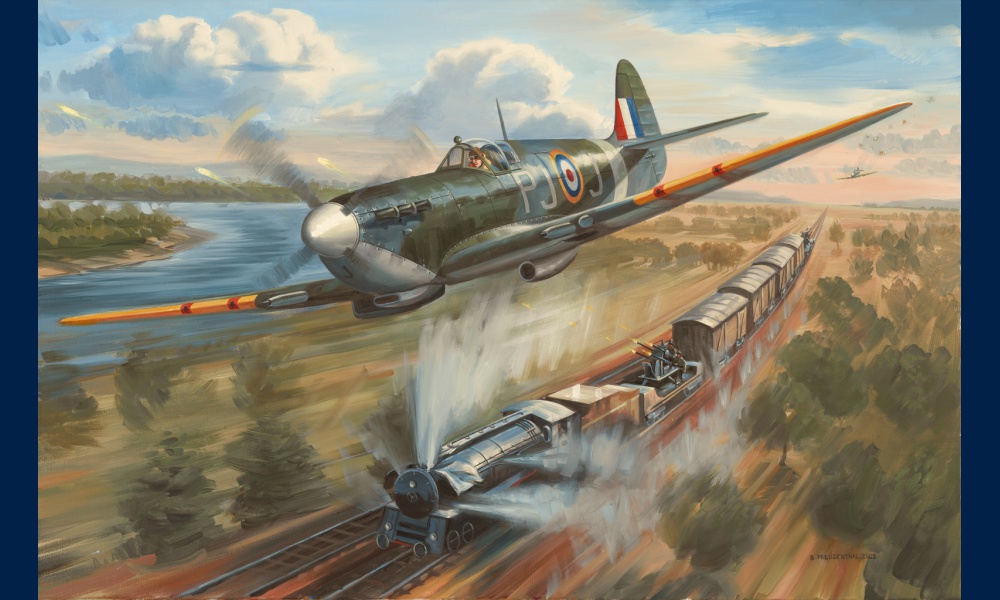 Spitfire jacques Andrieux peinture