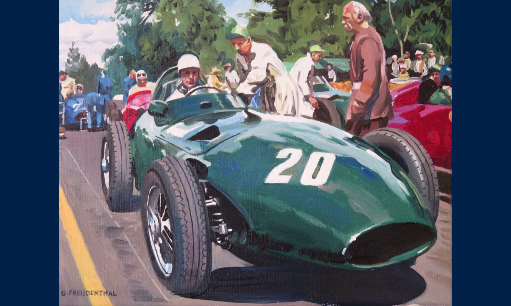 Roy Salvadori Vanwall Rouen
