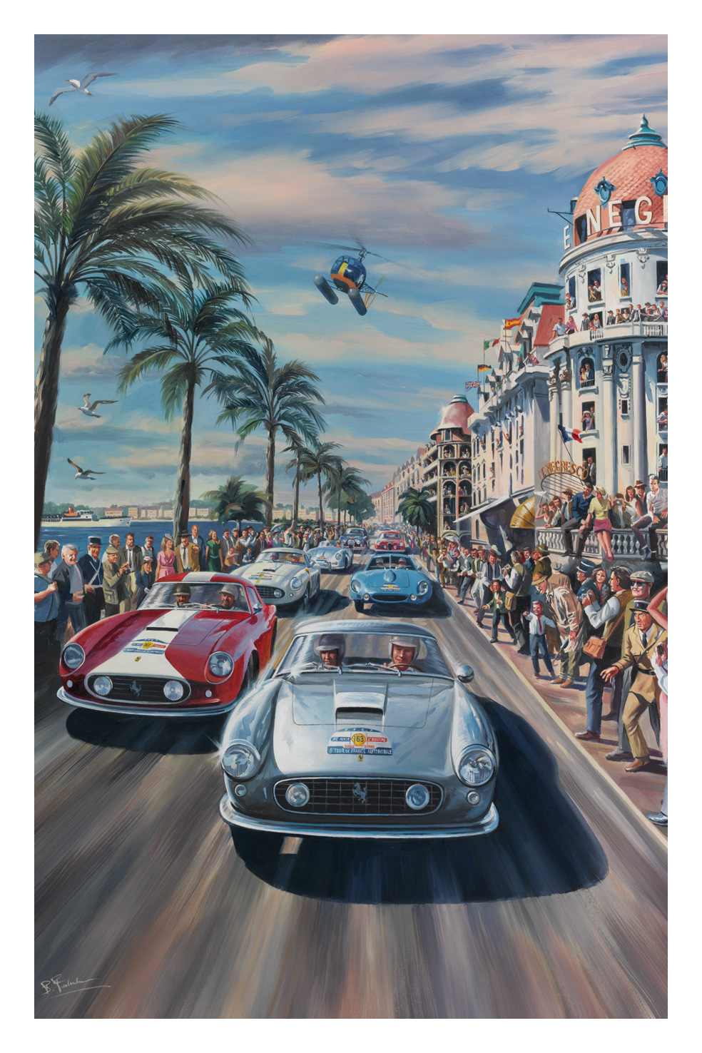 "Tour de France Auto 1959" - carte postale